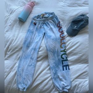 Aviator Nation x Soulcycle Light Blue Sweats